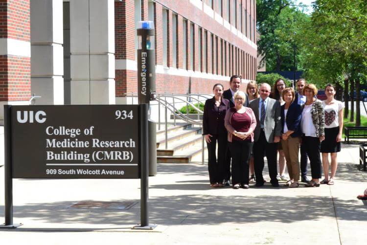 group photo at Ernesto Bongarzone visit